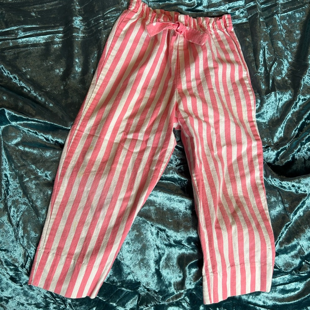 Vintage McKids Toddler Striped Pink Pants
